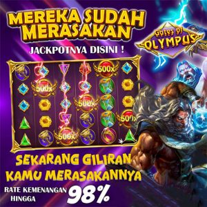 Slot Online Gates of Olympus: Rate Kemenangan 98%, Sudah Pasti Menang!